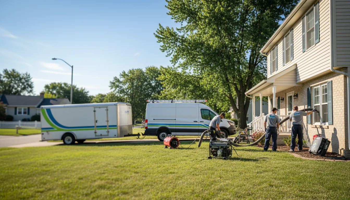 Flooded Basement Restoration And Cleanup With Repair in Chisago City, MN near me
